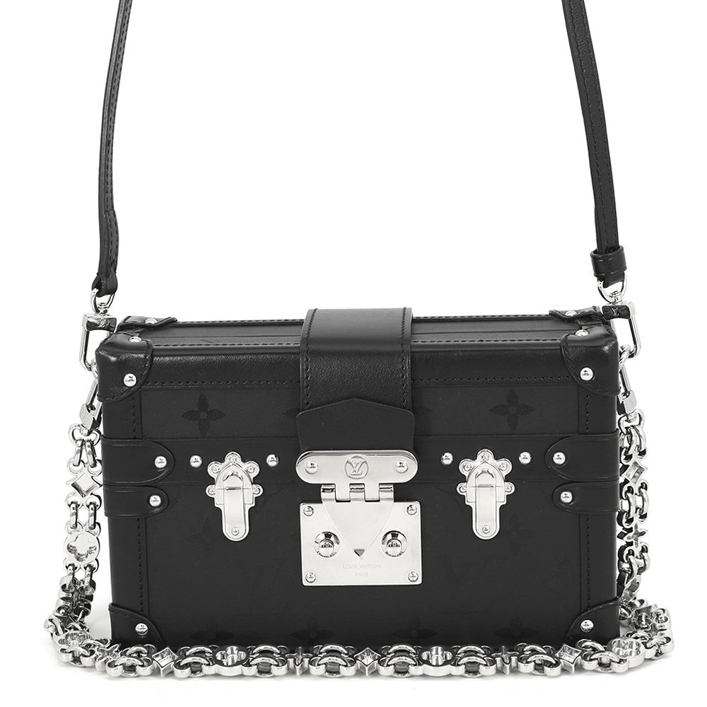 Louis Vuitton Shoulder Bag Monogram Wet Malle Clutch Black